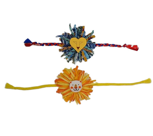 Designer Kids Rakhi - Fabric Type: Canvas