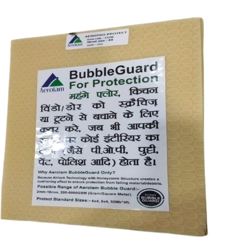 Floor Protection Bubble Guard Sheet