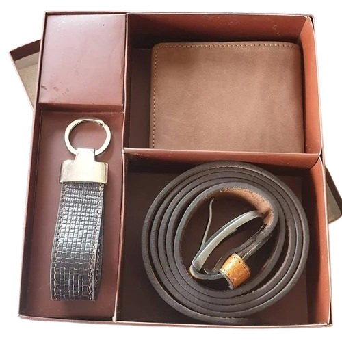 Men Leather Wallet Key Chain Corporate Gift