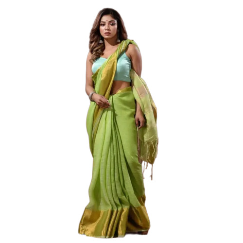 Pure Linen Saree