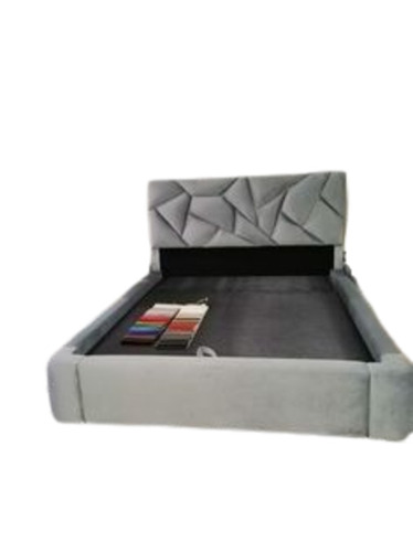 Wooden Double Bed Grey