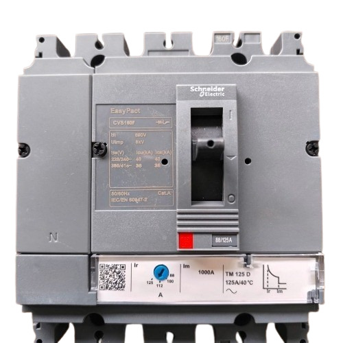 Schneider 125a 4 Poll Mccb