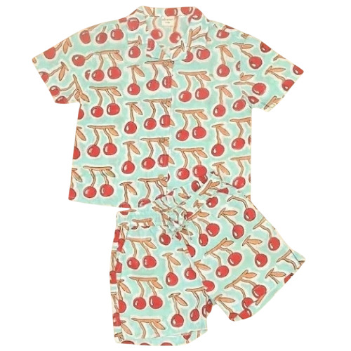 Printed Kids Wear - Cotton, Customized Size, Multiple Colors | Light Weight, Breathable, Washable, Short Sleeve, Button Down Design For Boys Aged 5-10