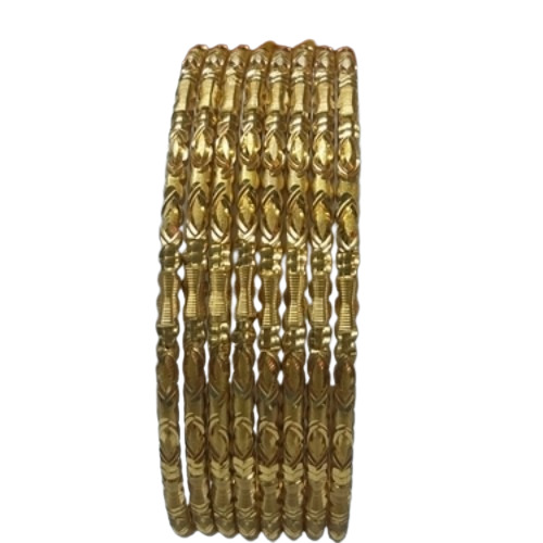 Diamond Cut Brass Bangles