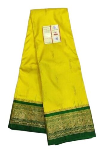 Ladies Yellow Saree