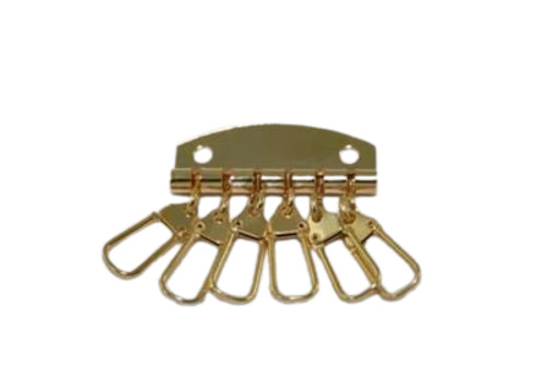 6 Hook Key Chain With Plate