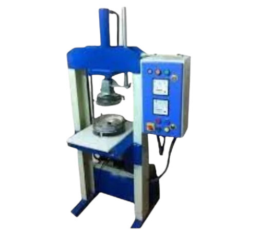 Hydraulic Dona Plate Making Machine - Color: Blue