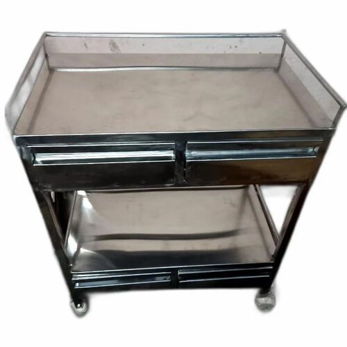 Stainless Steel Instrument Trolley - Attributes: Yes