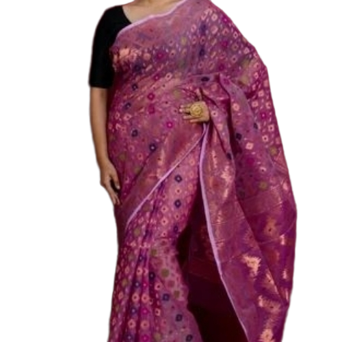 Dhakai Jamdani Saree