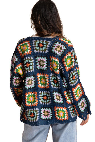 Granny Square Crochet Cardigan