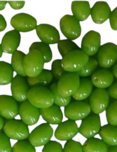 Green Color Glass Beads