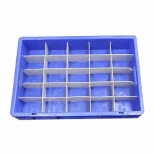 Plastic Crate With Partition