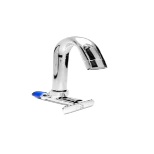 Swan Neck Sink Cock - Color: Silver