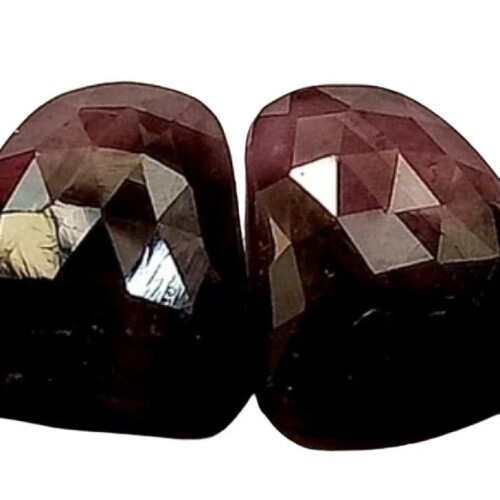African Red Ruby Natural Gemstones