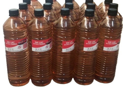 Nc Thinner - 1 L Liquid, White Bottle | Industrial Use, 100% Purity, Store in Dry Place, Non-Combustible Thinner