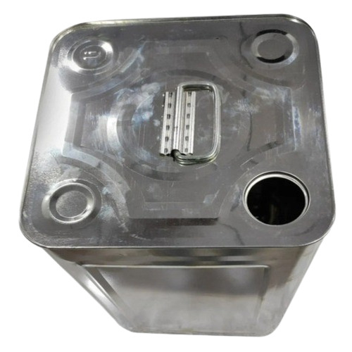 Rectangular Empty Tin Oil Can