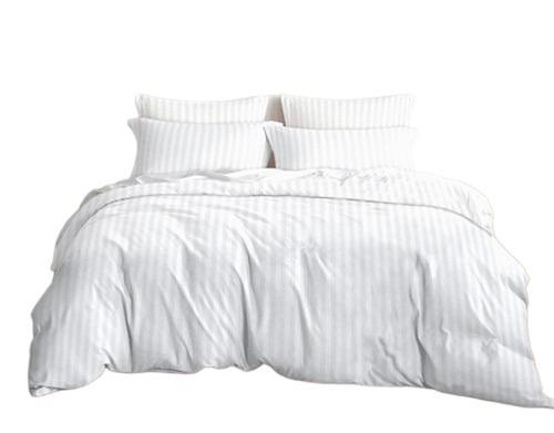 Stripe Double Bed Sheets