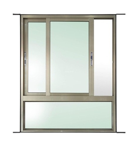 Aluminium Windows - Aluminum, Standard Size, Silver, Rectangular Sliding | Anti Corrosion, Rust & Water Resistant, Easy Install