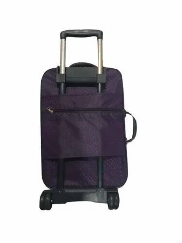 Purple Plain Travel Trolley Bag 