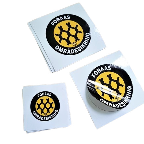Round Printed Vinyl Stickers