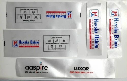 Satin Printed Label