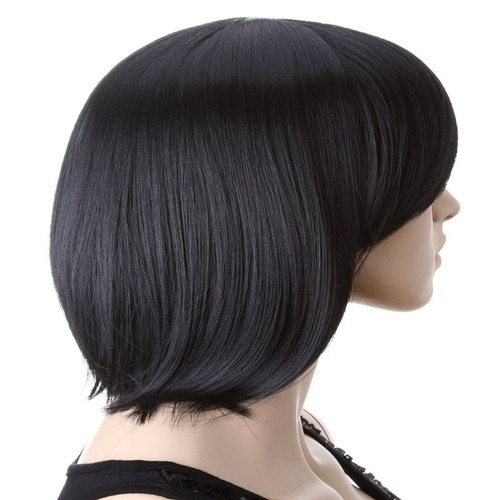 Black Women Bob Cut Hair Wig - Design: Na