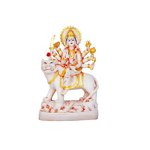 Marble Maa Durga Statue