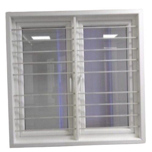 Metal And Glass Window - Color: White