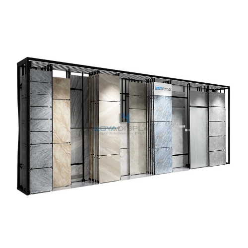 Black Tiles Display Rack