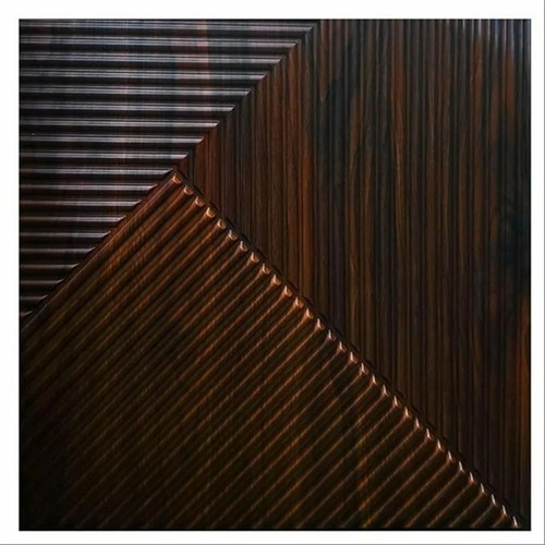 Black Wood 3d Wall Pvc Panels