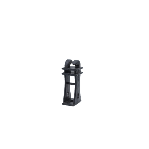 2.25 Inch Black Polished Plastic Insulator