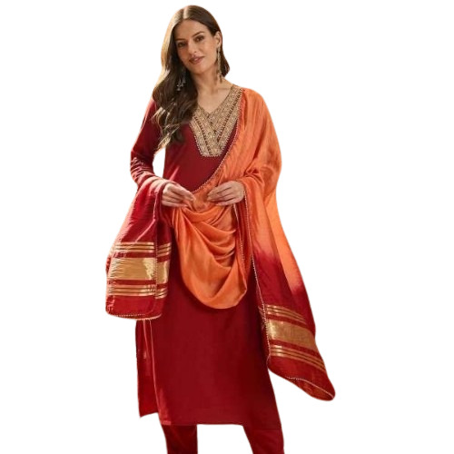Cotton Fabric Kurti Pant Set