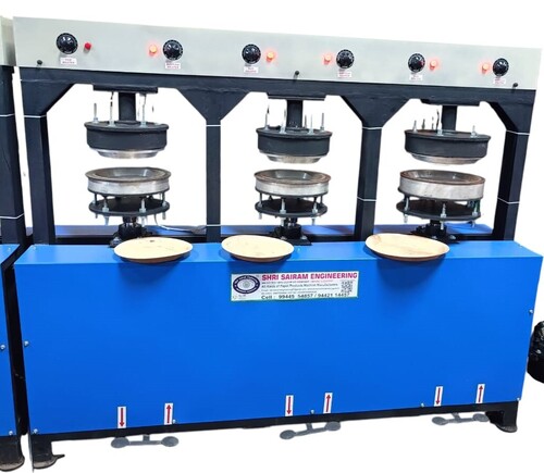 Hydraulic Triple Dye Areca Leaf Plate Making Machine - Color: Customer Wish