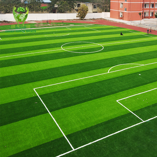 C Shape with Spine Monofilament artificial grass-100% PE,Eco-Friendly, Durable, Waterproof, Fire Resistant for Sport Field