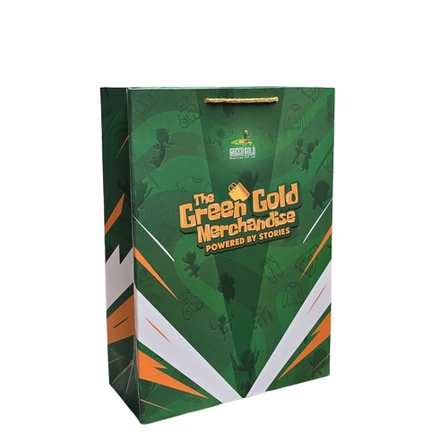 Customized Chhota Bheem Paper Gift Bag - Coating Type: Glossy/Matte As Per Requirement