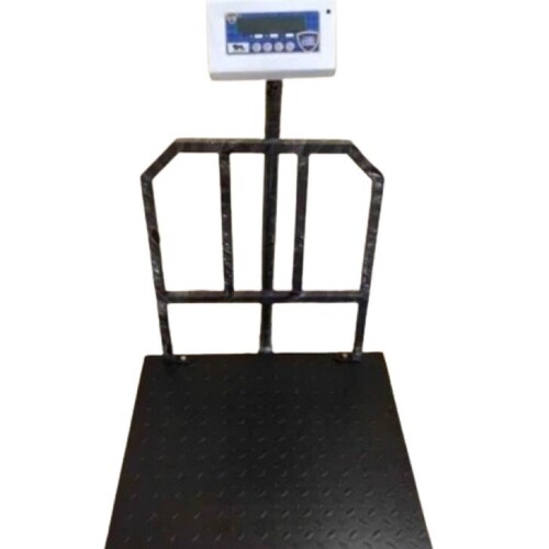 Digital Platform Weighing Scale - Color: Black