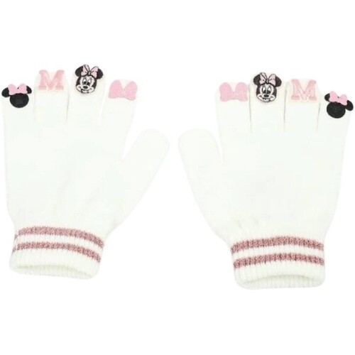 Girls Striped Winter Gloves - Age Group: Kids
