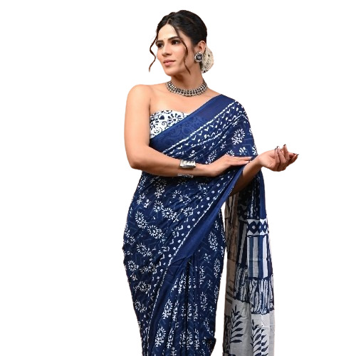 Printed Pure Cotton Saree