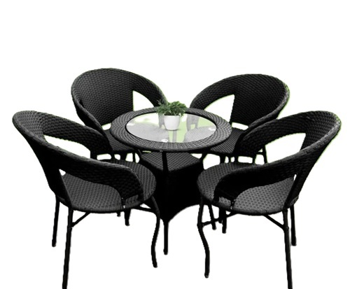 4 Seater Outdoor Chair Table Set