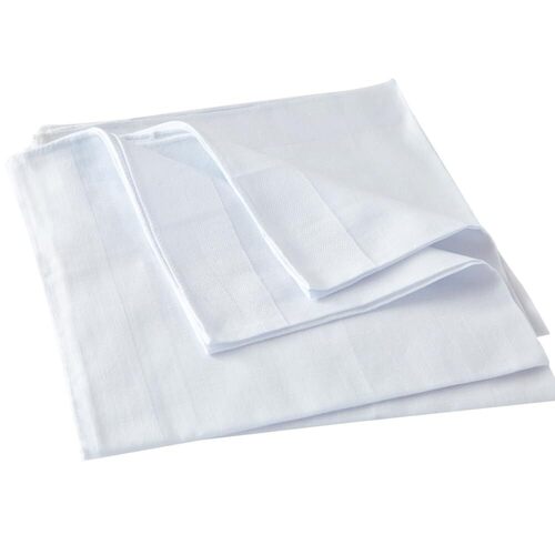 Mens White Handkerchief