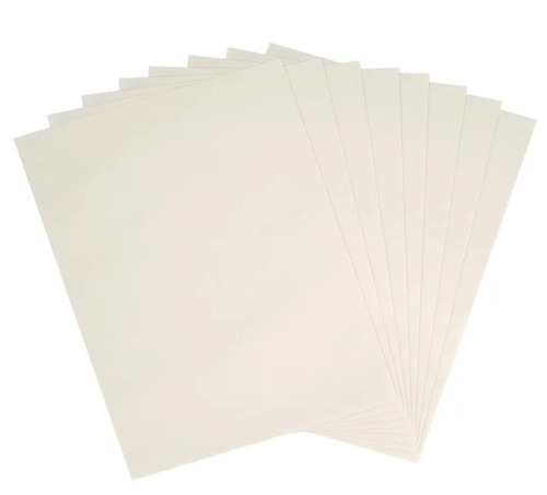 A4 Water Soluble Paper - Color: White