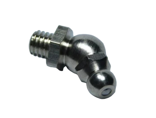 Grease Gun Nipples Coupler - Color: Silver