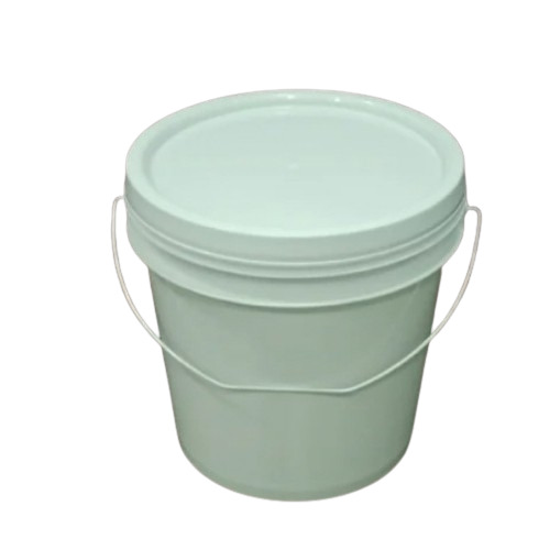 5kg White Plastic Bucket
