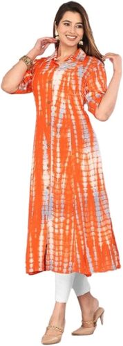 Orange Ladies Kurta