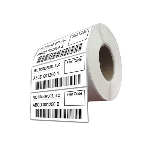 Printed Barcode Labels