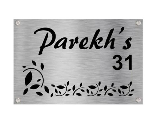 Stainless Steel Name Plates