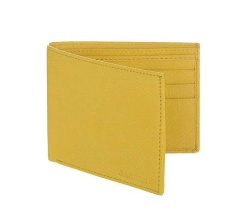 Yellow Leather Wallet