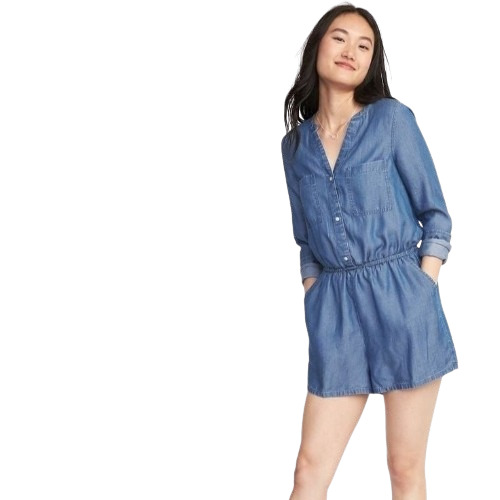 Cotton Branded Export Surplus Ladies Romper