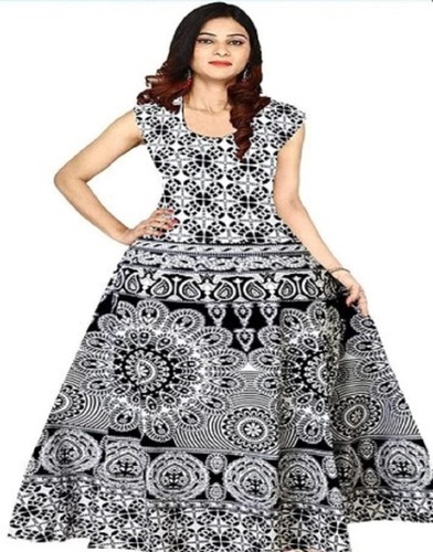 Long Cotton Women Dress - Design: Standard