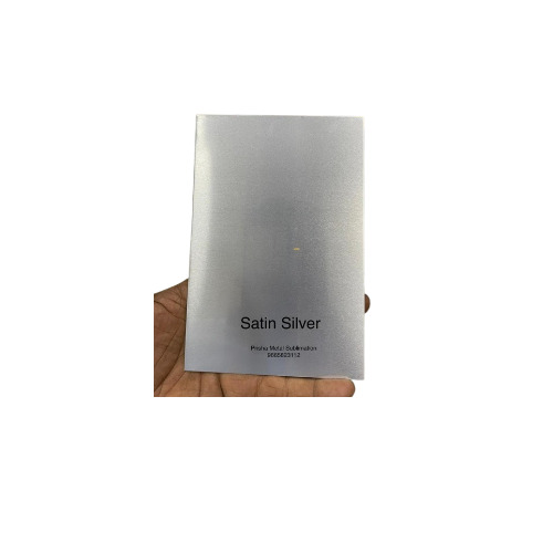 Satin Silver Metal Sublimation Sheet